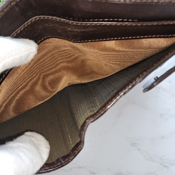 Fendi Zucca Bifold Snap Compact Wallet - Picture 8 of 15